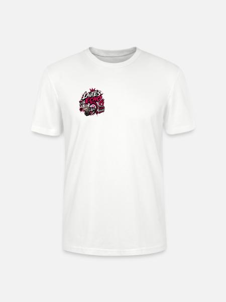Punk Schädel Neon Punk - Stanley/Stella Unisex Bio-T-Shirt CRAFTER - Weiß