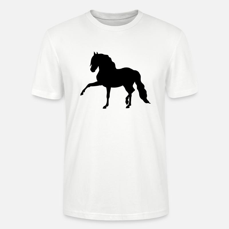 Pferd - Stanley/Stella Unisex Bio-T-Shirt CRAFTER - Weiß