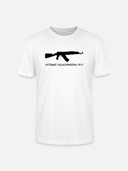 AK-47 - T-shirt bio CRAFTER Stanley Stella Unisexe - blanc