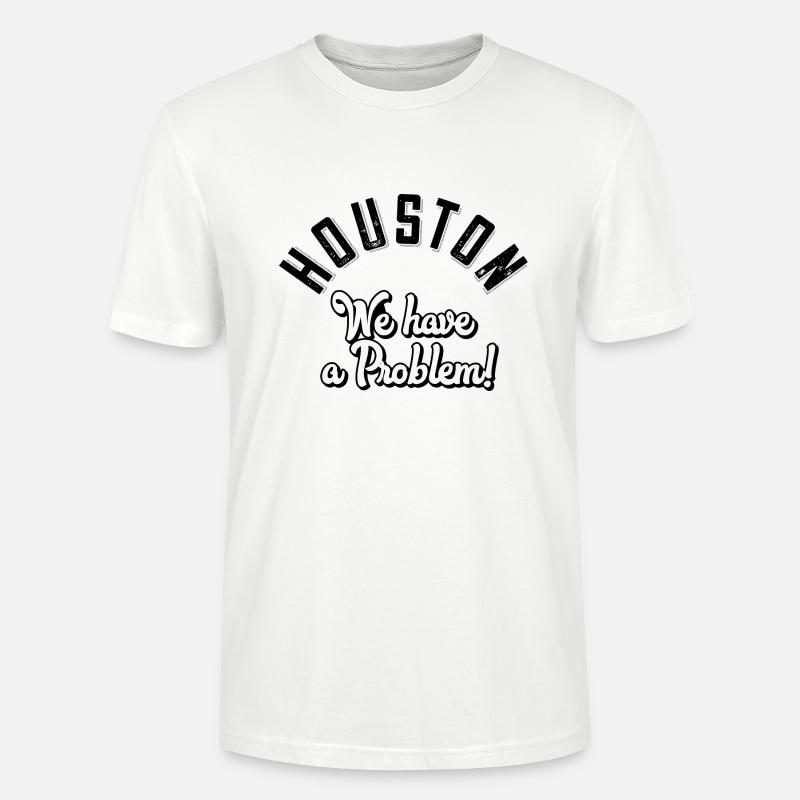 Houston we have a problem - Stanley/Stella Unisex Bio-T-Shirt CRAFTER - Weiß