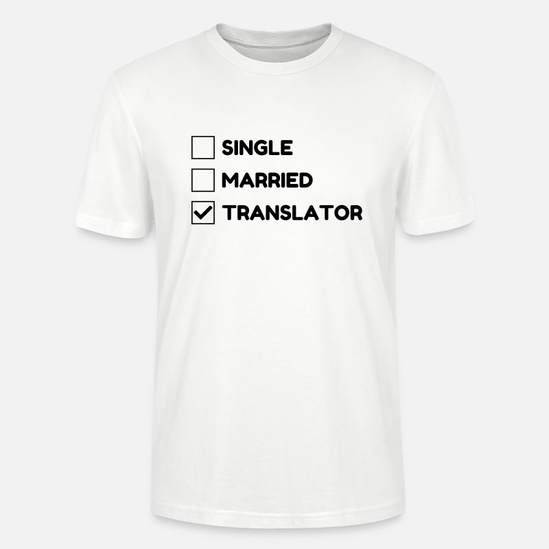 Übersetzer / Übersetzerin / Übersetzung / - Stanley/Stella Unisex Bio-T-Shirt CRAFTER - Weiß