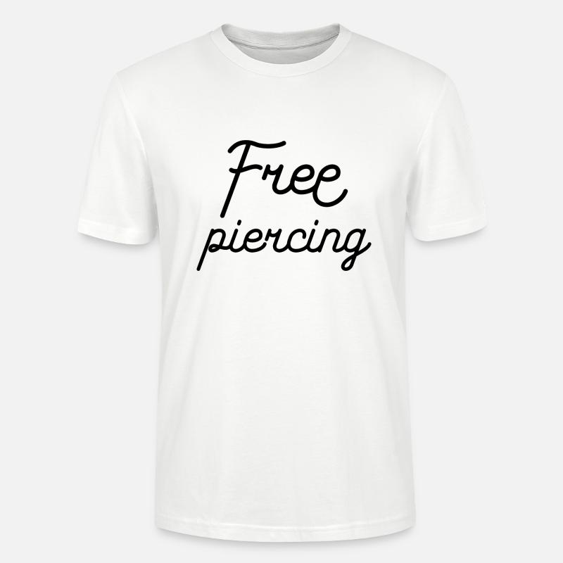 Free piercing - Stanley/Stella Unisex Bio-T-Shirt CRAFTER - Weiß