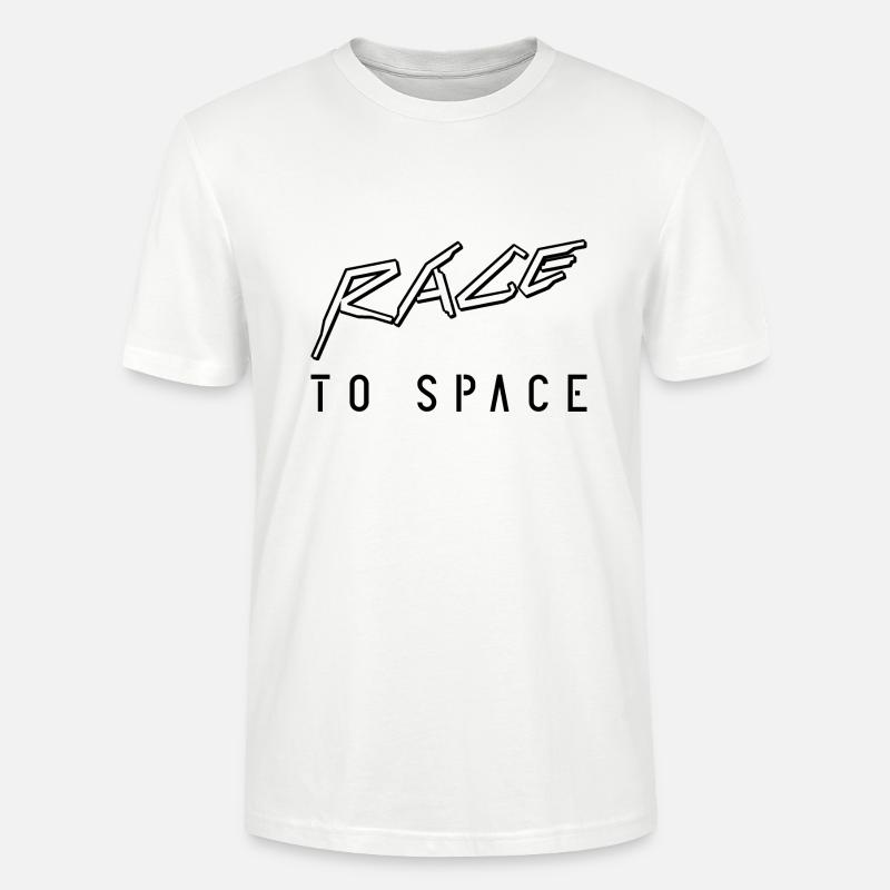 Course vers l’espace - T-shirt bio CRAFTER Stanley Stella Unisexe - blanc