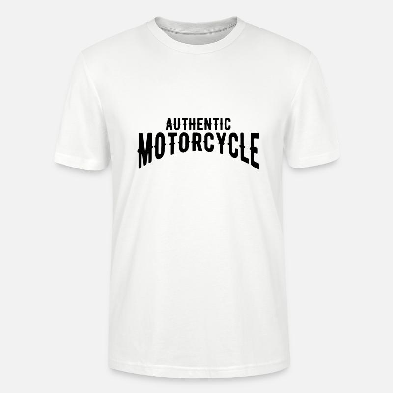 Authentic Motorcycle - Stanley/Stella Unisex Bio-T-Shirt CRAFTER - Weiß