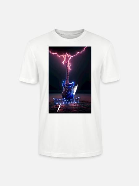 electric guitar - T-shirt bio CRAFTER Stanley Stella Unisexe - blanc