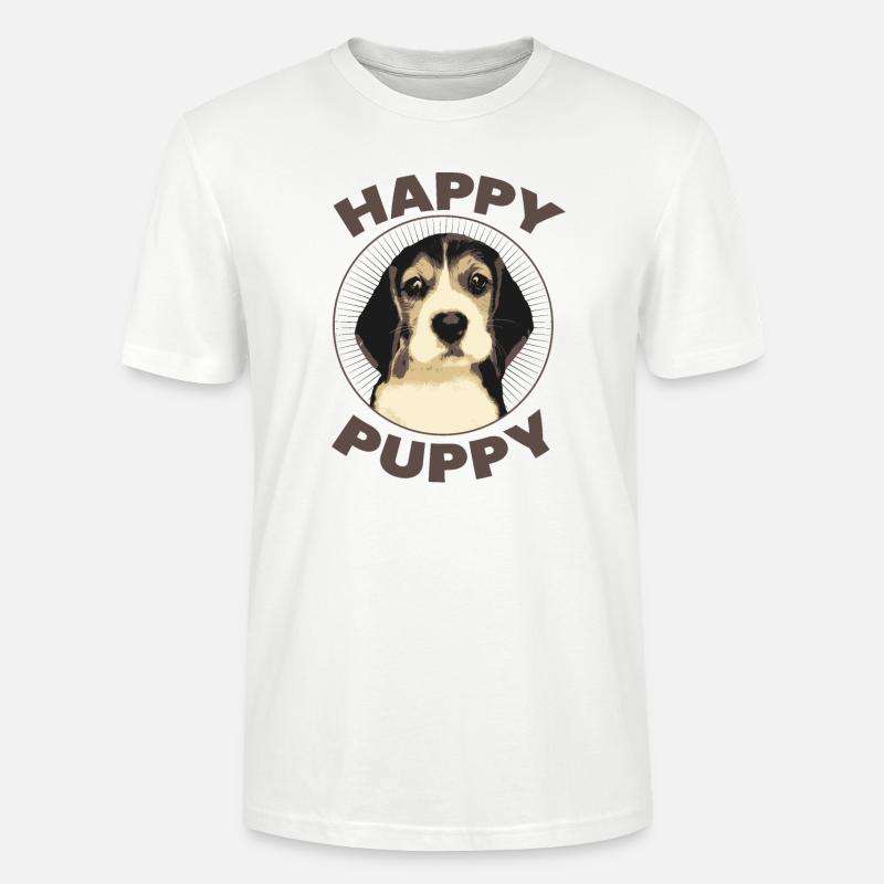Hund - Stanley/Stella Unisex Bio-T-Shirt CRAFTER - Weiß