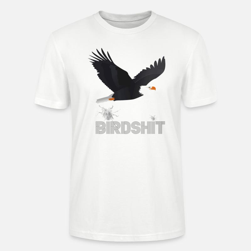 BIRDSHIT EAGLE - FARBE - Stanley/Stella Unisex Bio-T-Shirt CRAFTER - Weiß