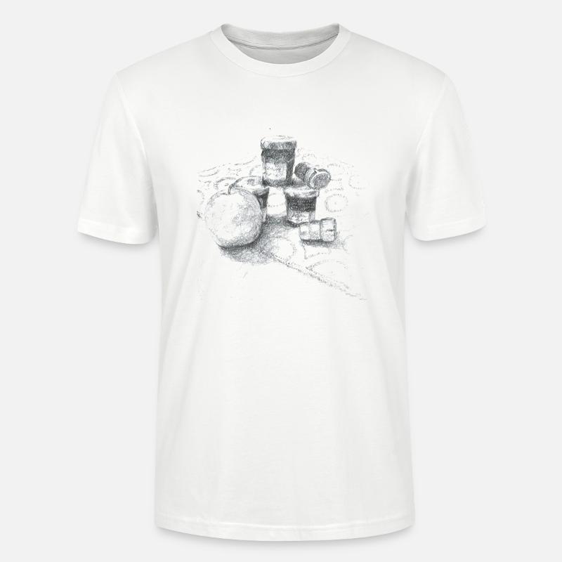 Pots de confiture - T-shirt bio CRAFTER Stanley Stella Unisexe - blanc