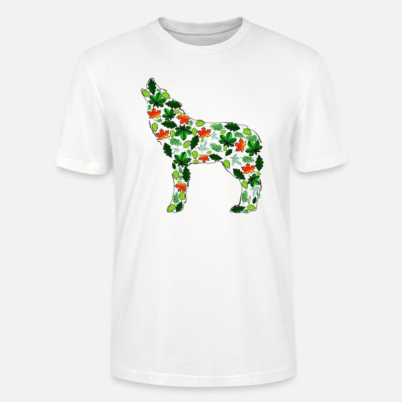 Blattwolf - Stanley/Stella Unisex Bio-T-Shirt CRAFTER - Weiß