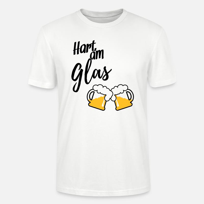Hart am Glas - Stanley/Stella Unisex Bio-T-Shirt CRAFTER - Weiß