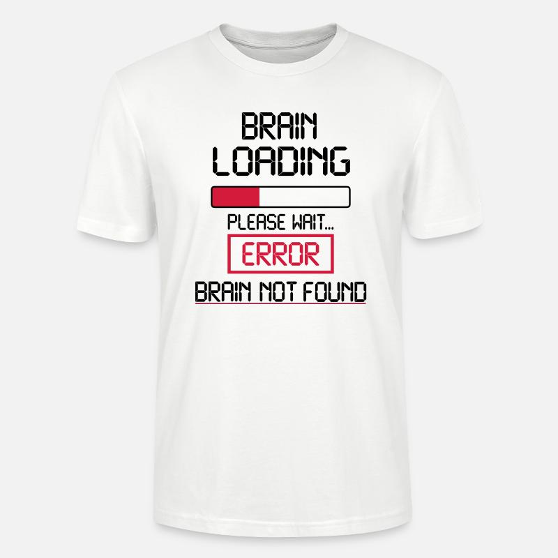 brain loading error - Stanley/Stella Unisex Bio-T-Shirt CRAFTER - Weiß
