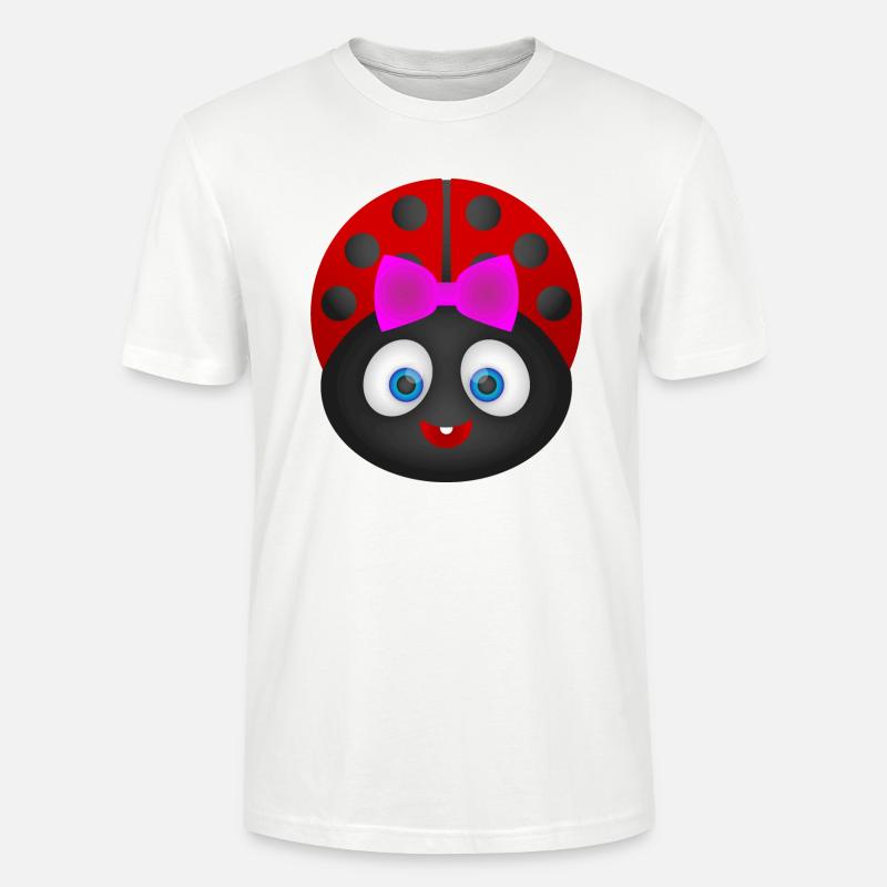 Marienkäfer - Ladybug ! Geschenk Idee ! - Stanley/Stella Unisex Bio-T-Shirt CRAFTER - Weiß