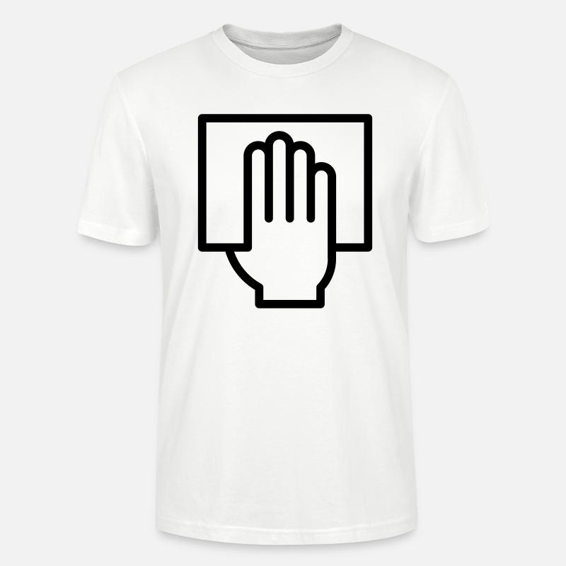 Hand mit Stimmzettel - Stanley/Stella Unisex Bio-T-Shirt CRAFTER - Weiß
