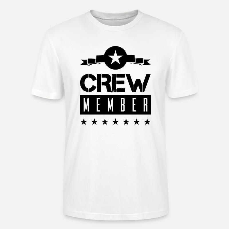 Membre d’équipage - T-shirt bio CRAFTER Stanley Stella Unisexe - blanc