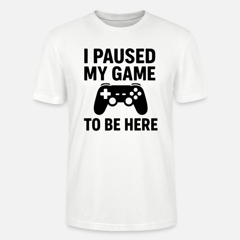 0004 be here - Stanley/Stella Unisex Bio-T-Shirt CRAFTER - Weiß