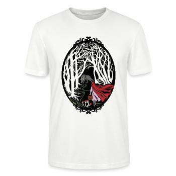 Rotkäppchen Chaperon rouge - T-shirt bio CRAFTER Stanley Stella Unisexe - blanc - Devant - Alina (178cm) & Michal (187cm)