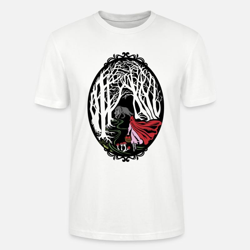 Rotkäppchen Red riding hood - Stanley/Stella Unisex Bio-T-Shirt CRAFTER - Weiß