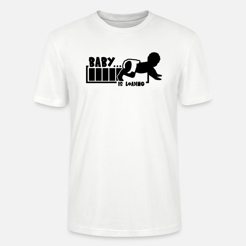 Baby Is Loading - T-shirt bio CRAFTER Stanley Stella Unisexe - blanc