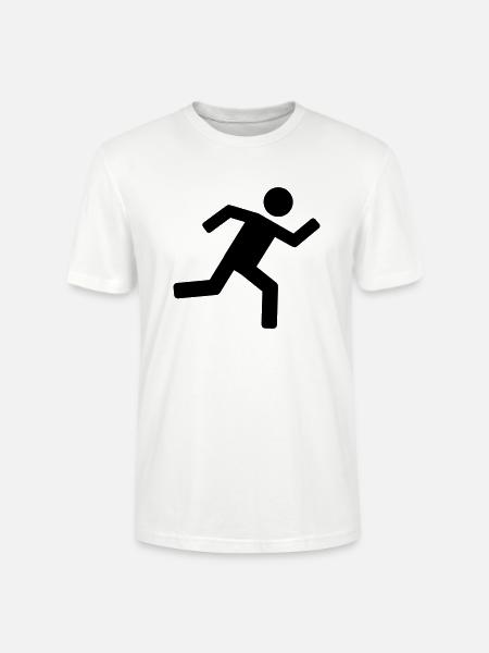 Laufen - Läufer - Stanley/Stella Unisex Bio-T-Shirt CRAFTER - Weiß