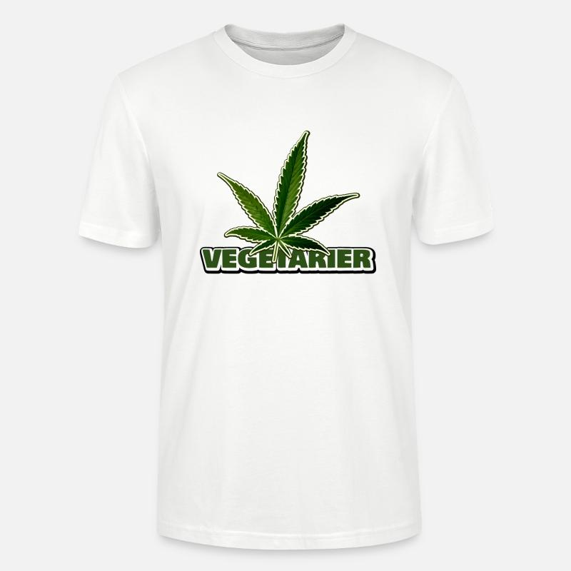 vegetarier v2 - Stanley/Stella Unisex Bio-T-Shirt CRAFTER - Weiß