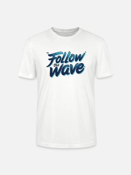 Welle - Stanley/Stella Unisex Bio-T-Shirt CRAFTER - Weiß