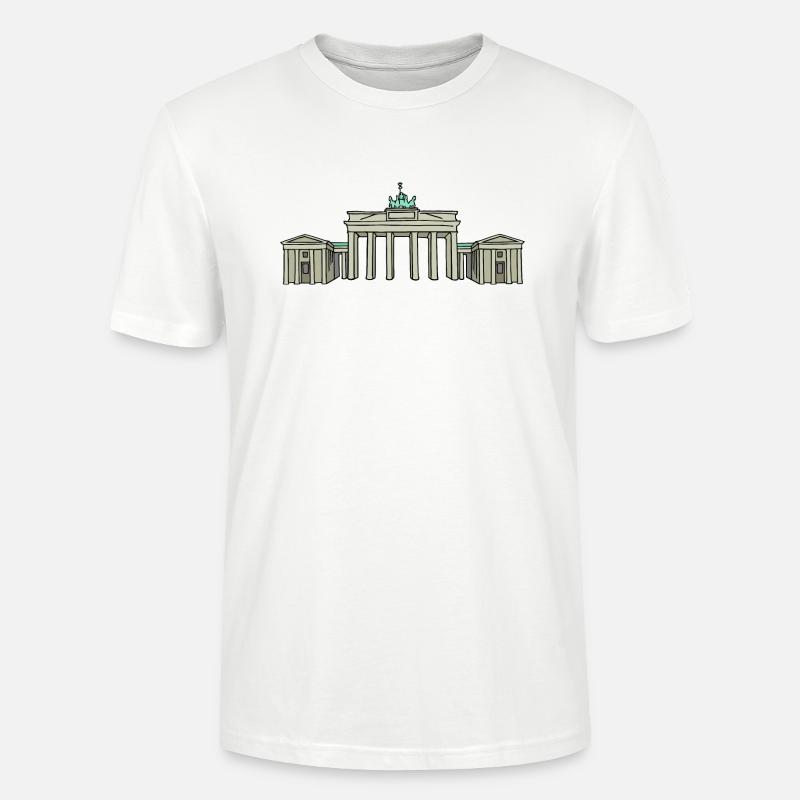 Brandenburger Tor BERLIN - Stanley/Stella Unisex Bio-T-Shirt CRAFTER - Weiß