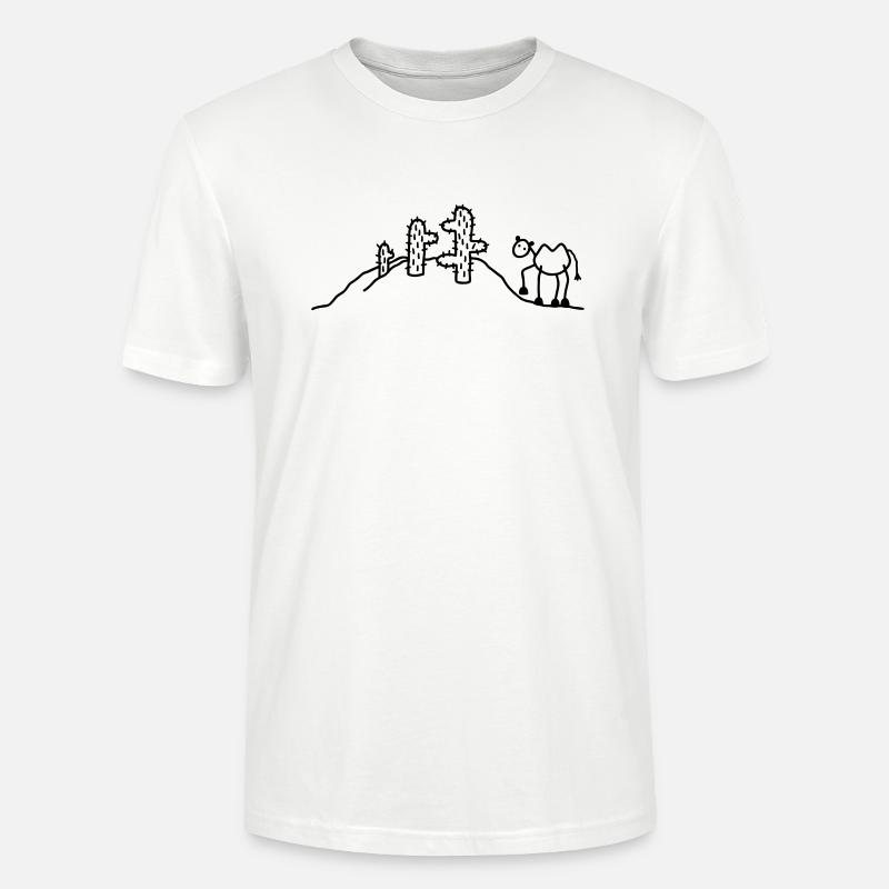 Kamel & Kaktus - Stanley/Stella Unisex Bio-T-Shirt CRAFTER - Weiß