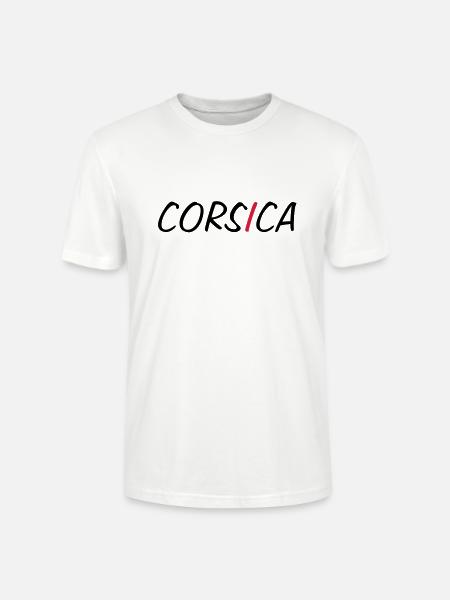 Corsica! - Stanley/Stella CRAFTER Unisex Organic T-Shirt - white