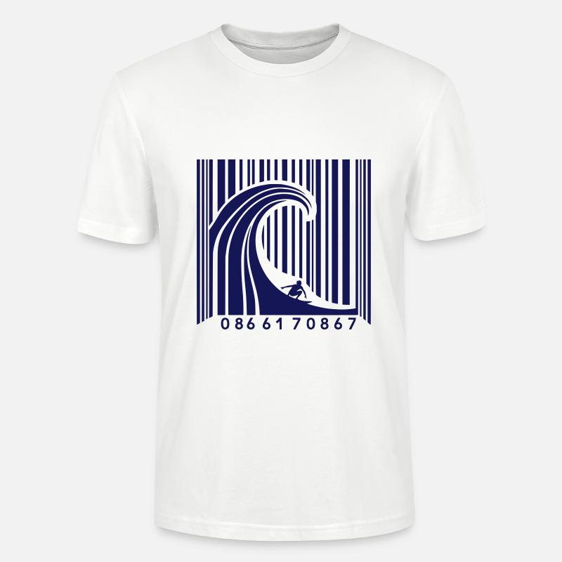 Surf Code - Stanley/Stella CRAFTER Unisex Organic T-Shirt - white