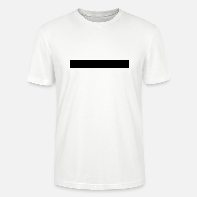 balken linie querbalken - Stanley/Stella Unisex Bio-T-Shirt CRAFTER - Weiß