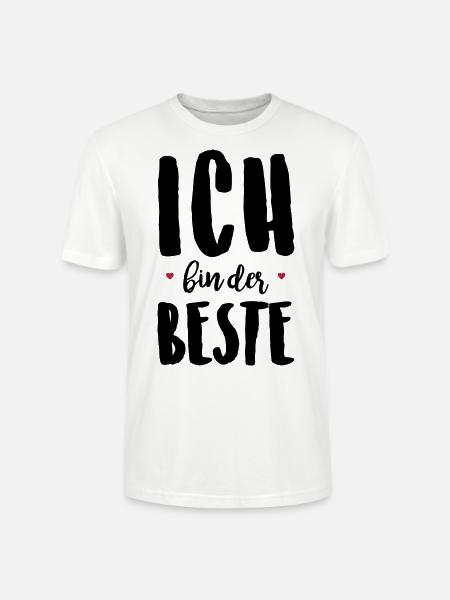 Ich bin der Beste - Stanley/Stella Unisex Bio-T-Shirt CRAFTER - Weiß