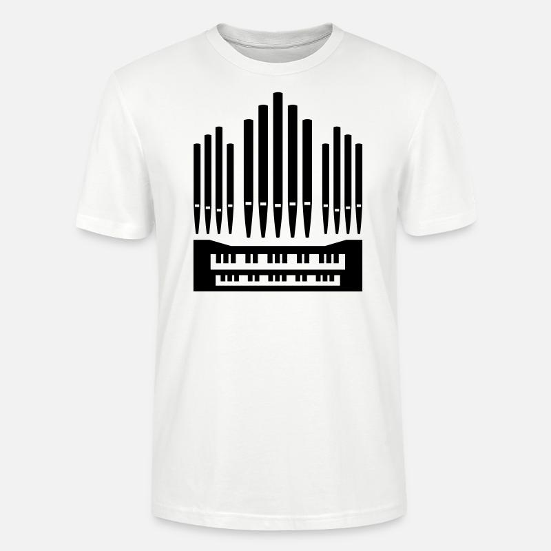 Orgel - Stanley/Stella Unisex Bio-T-Shirt CRAFTER - Weiß