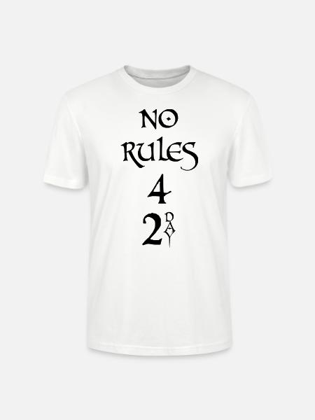 NO RULES, Keine Regeln - Stanley/Stella Unisex Bio-T-Shirt CRAFTER - Weiß