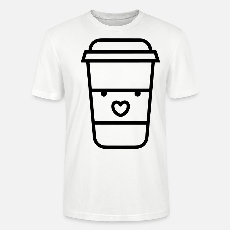Kaffeebecher - Stanley/Stella Unisex Bio-T-Shirt CRAFTER - Weiß