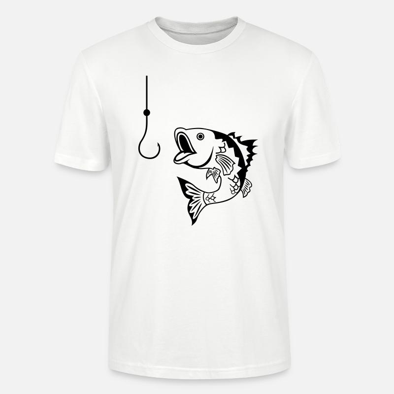 Fisch - Stanley/Stella Unisex Bio-T-Shirt CRAFTER - Weiß