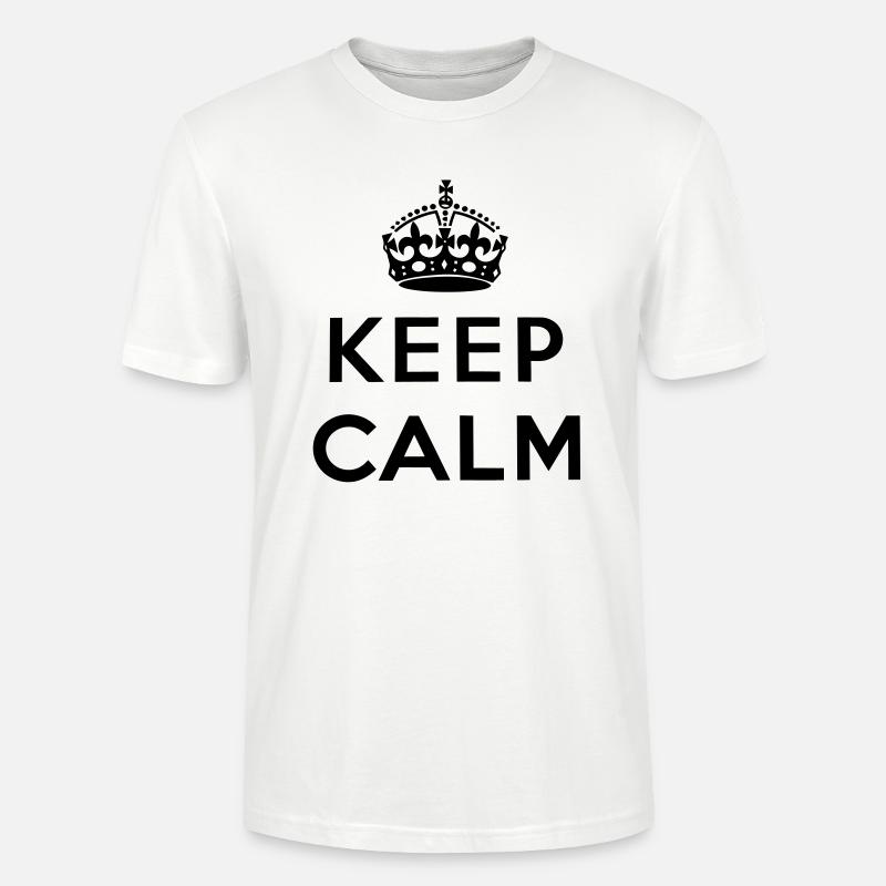 Keep Calm - Stanley/Stella Unisex Bio-T-Shirt CRAFTER - Weiß