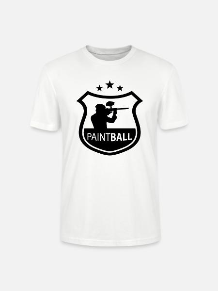 paintball - Stanley/Stella Unisex Bio-T-Shirt CRAFTER - Weiß