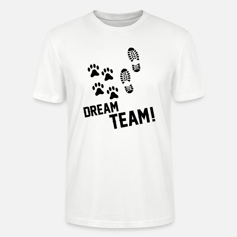 dream team - Stanley/Stella Unisex Bio-T-Shirt CRAFTER - Weiß