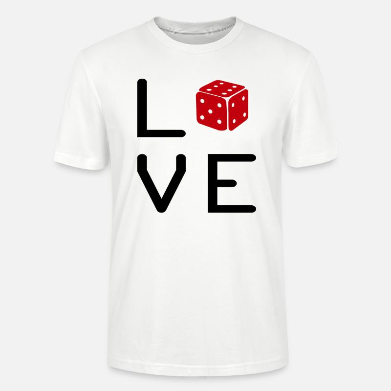 boardgame chess backgammon game night - Stanley/Stella Unisex Bio-T-Shirt CRAFTER - Weiß