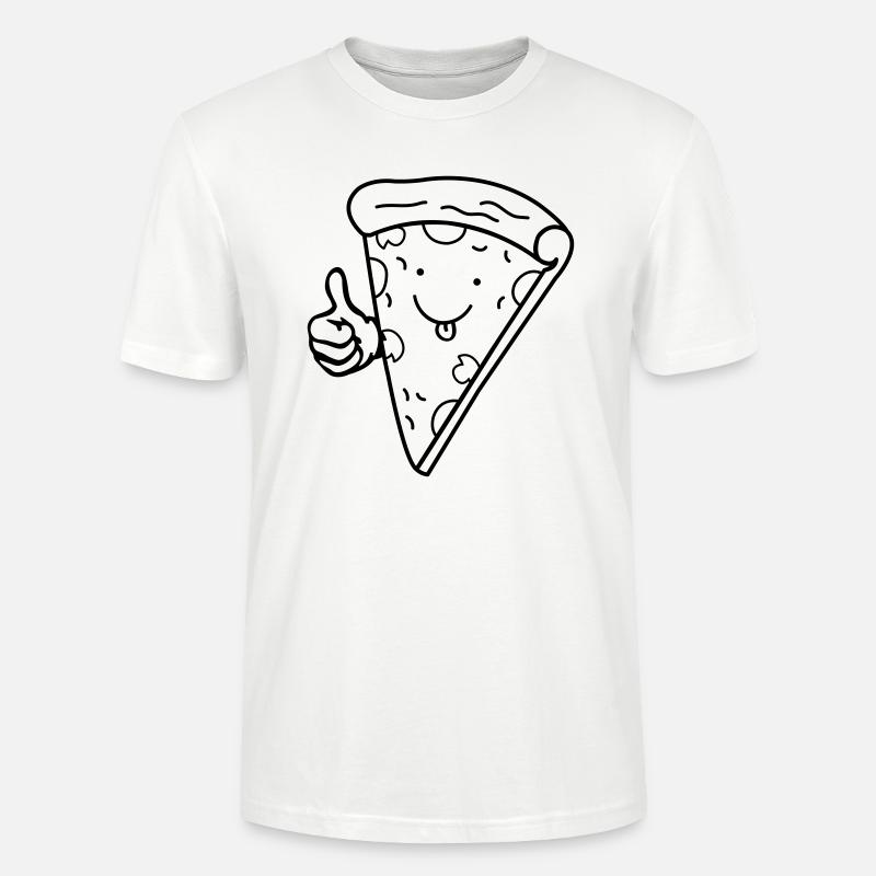 Pizza Bande Dessinée 01 - T-shirt bio CRAFTER Stanley Stella Unisexe - blanc