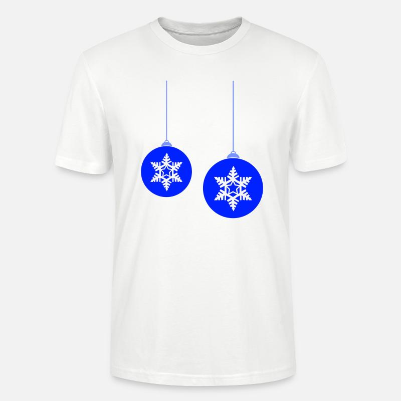 Weihnachtskugeln Stern - Stanley/Stella Unisex Bio-T-Shirt CRAFTER - Weiß