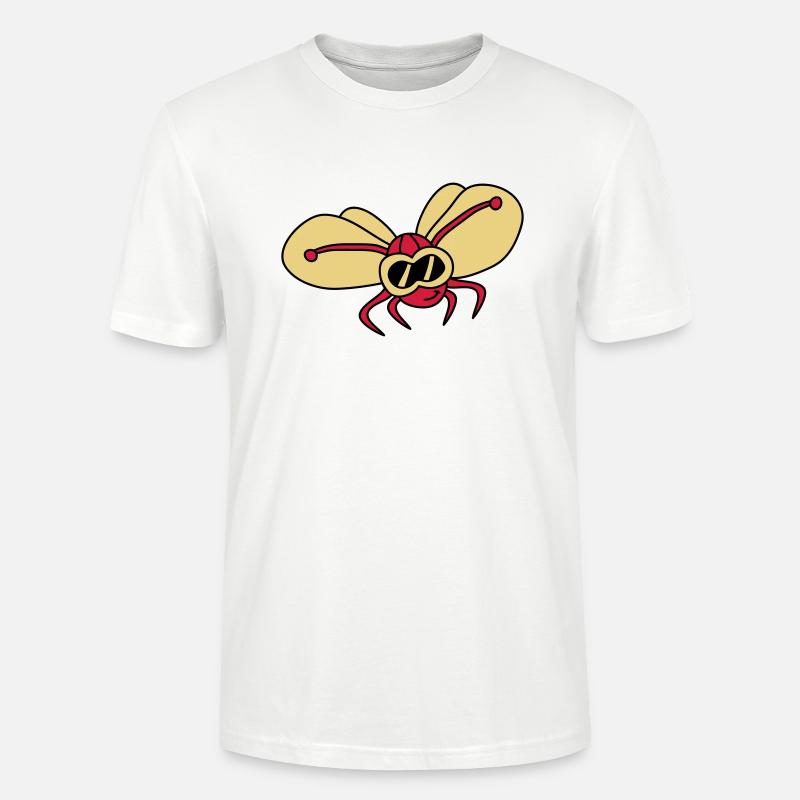 butterfly_pilot_3c - Stanley/Stella Unisex Bio-T-Shirt CRAFTER - Weiß