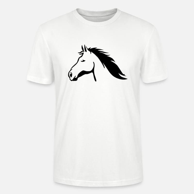 Pferd - Stanley/Stella Unisex Bio-T-Shirt CRAFTER - Weiß