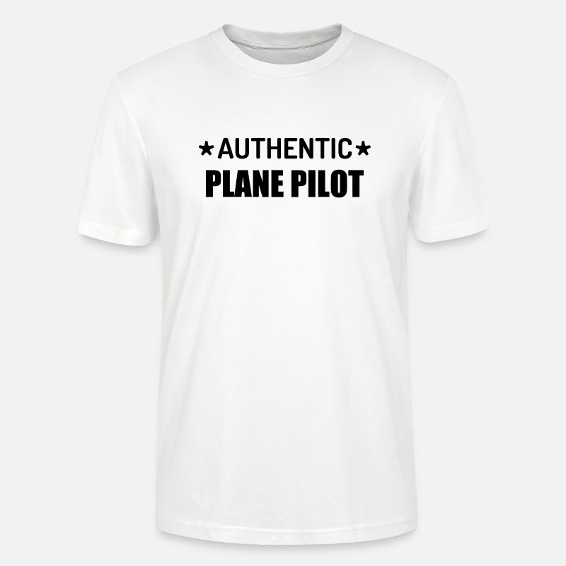 Flugzeug / Luftfahrt / Arbeit / Job - Stanley/Stella Unisex Bio-T-Shirt CRAFTER - Weiß