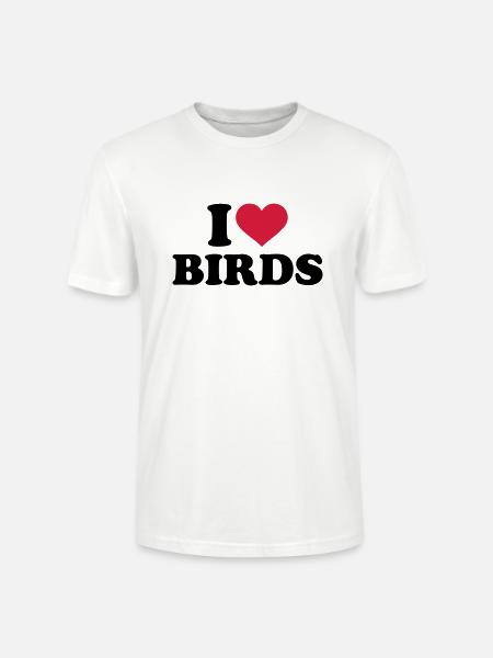 Vogel - Stanley/Stella Unisex Bio-T-Shirt CRAFTER - Weiß