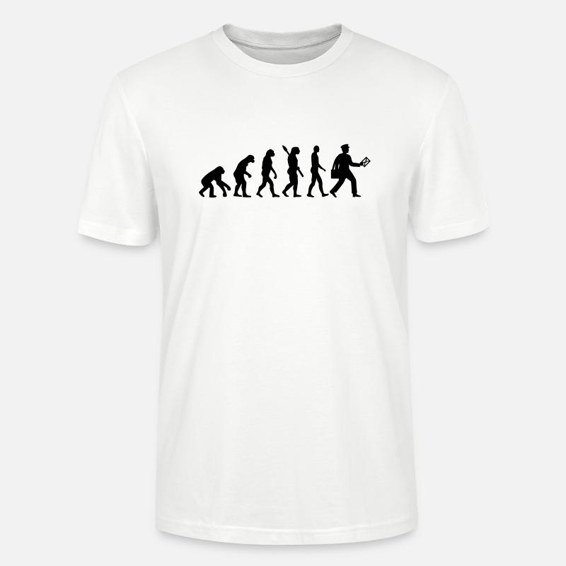Evolution Facteur - T-shirt bio CRAFTER Stanley Stella Unisexe - blanc
