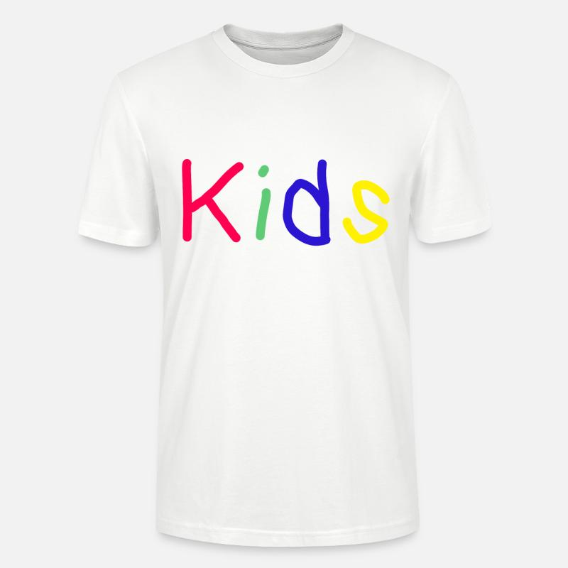 Kids Geschenkidee Kinder Bunt - Stanley/Stella Unisex Bio-T-Shirt CRAFTER - Weiß