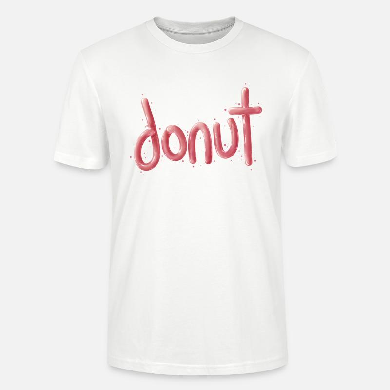 donut - Stanley/Stella CRAFTER Unisex Organic T-Shirt - white