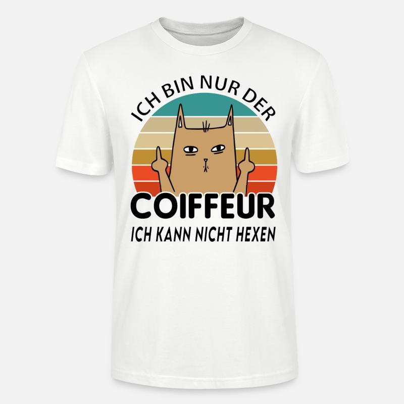 Coiffeur - Stanley/Stella Unisex Bio-T-Shirt CRAFTER - Weiß