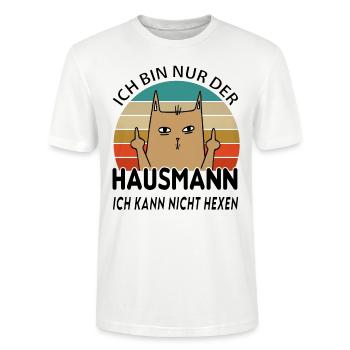 Hausmann - Stanley/Stella Unisex Bio-T-Shirt CRAFTER - Weiß - Vorne - Alina (178cm) & Michal (187cm)
